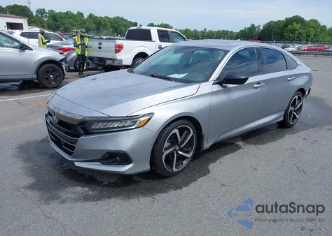 2021 Honda Accord Sport 2.0T z USA, uszkodzony, nr VIN 1HGCV2F30MA025302